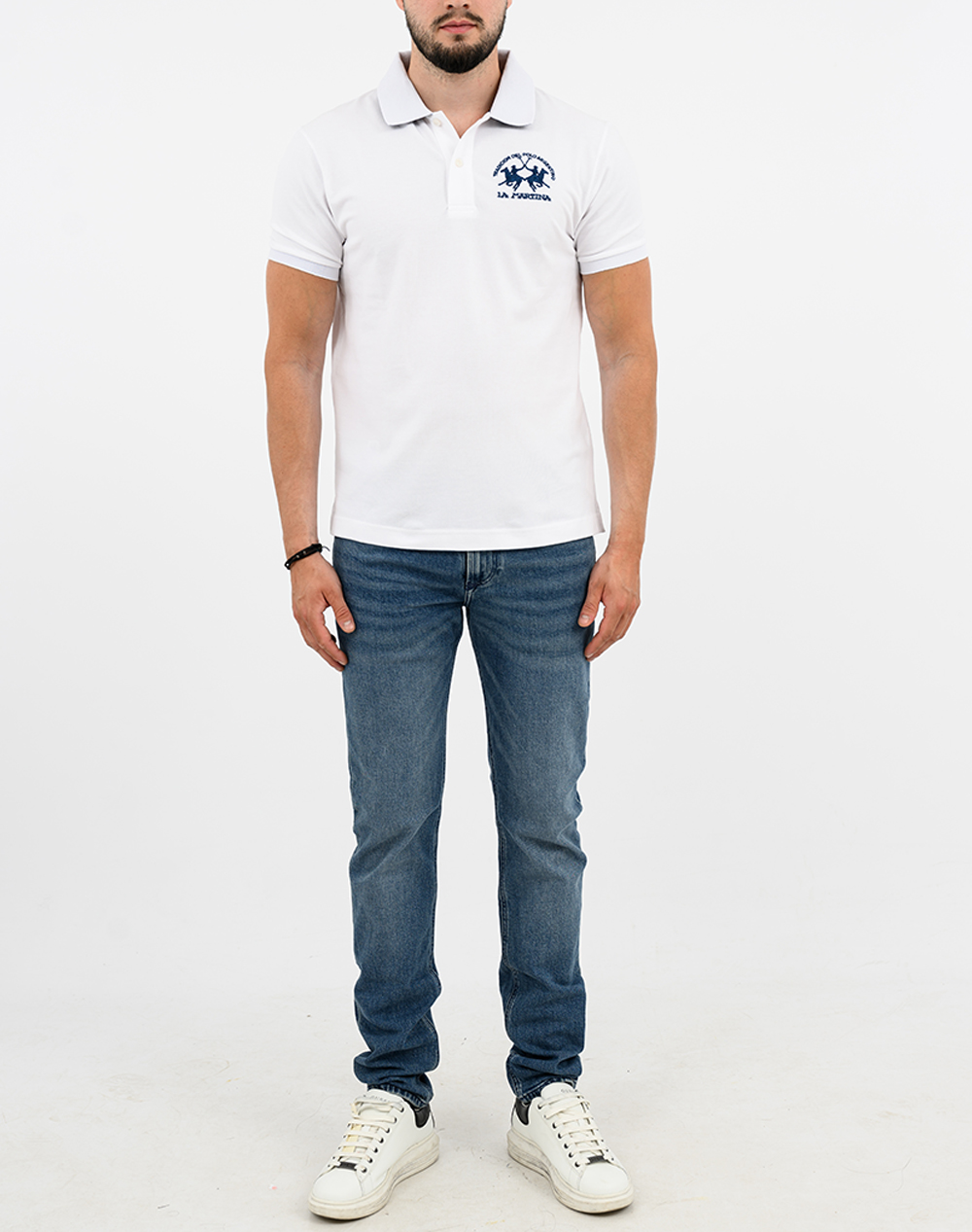 LA MARTINA БЛУЗА POLO KM MAN POLO S/S PIQUET STRETCH