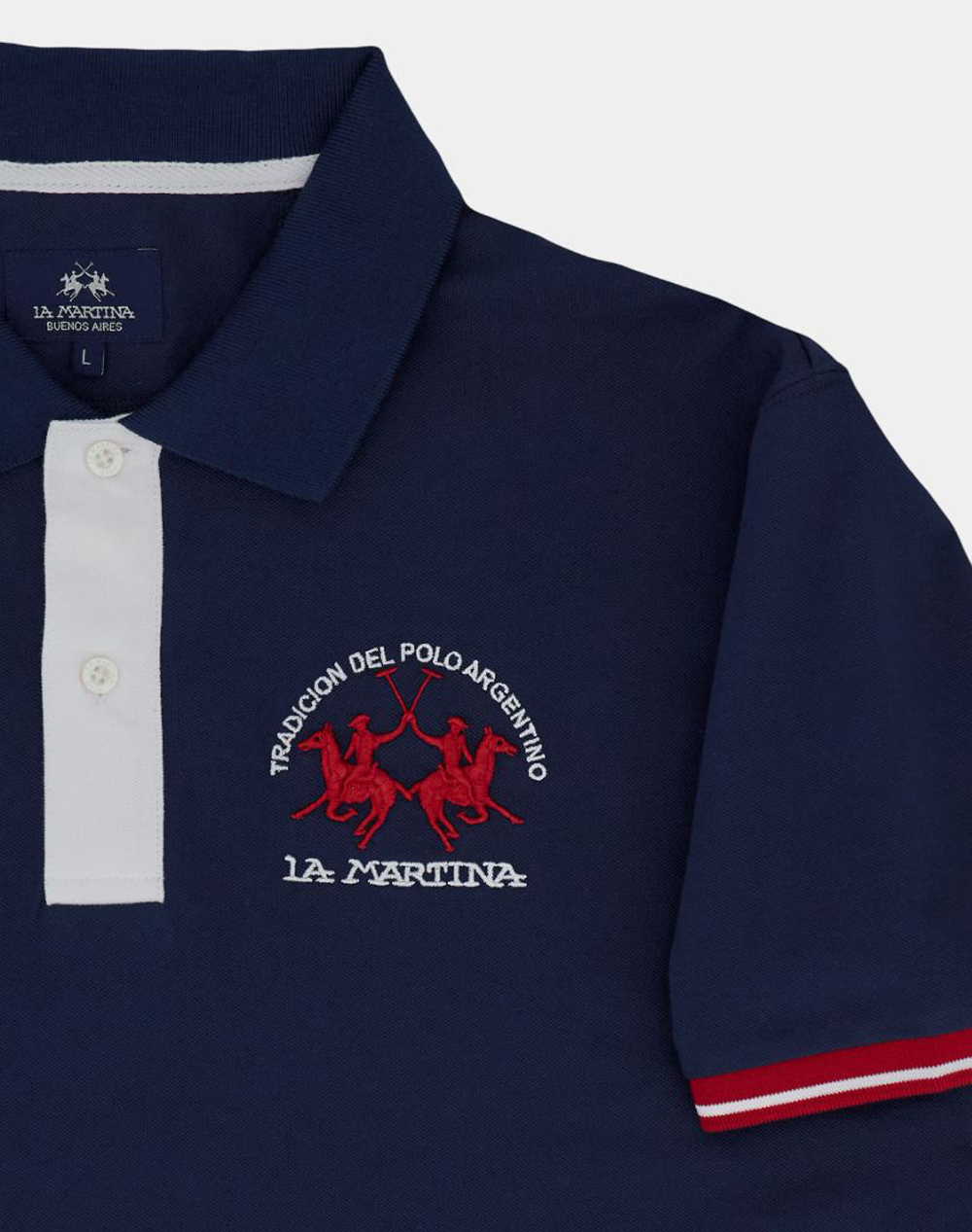 LA MARTINA BLOUSE POLO ΚΜ MA S/S POLO PIQUET STRETCH