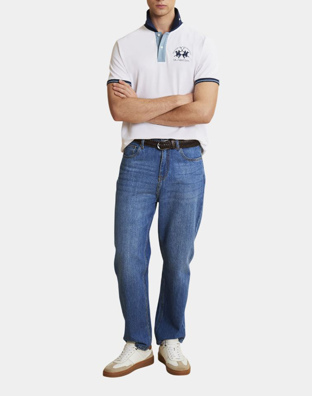 LA MARTINA BLOUSE POLO ΚΜ MA S/S POLO PIQUET STRETCH