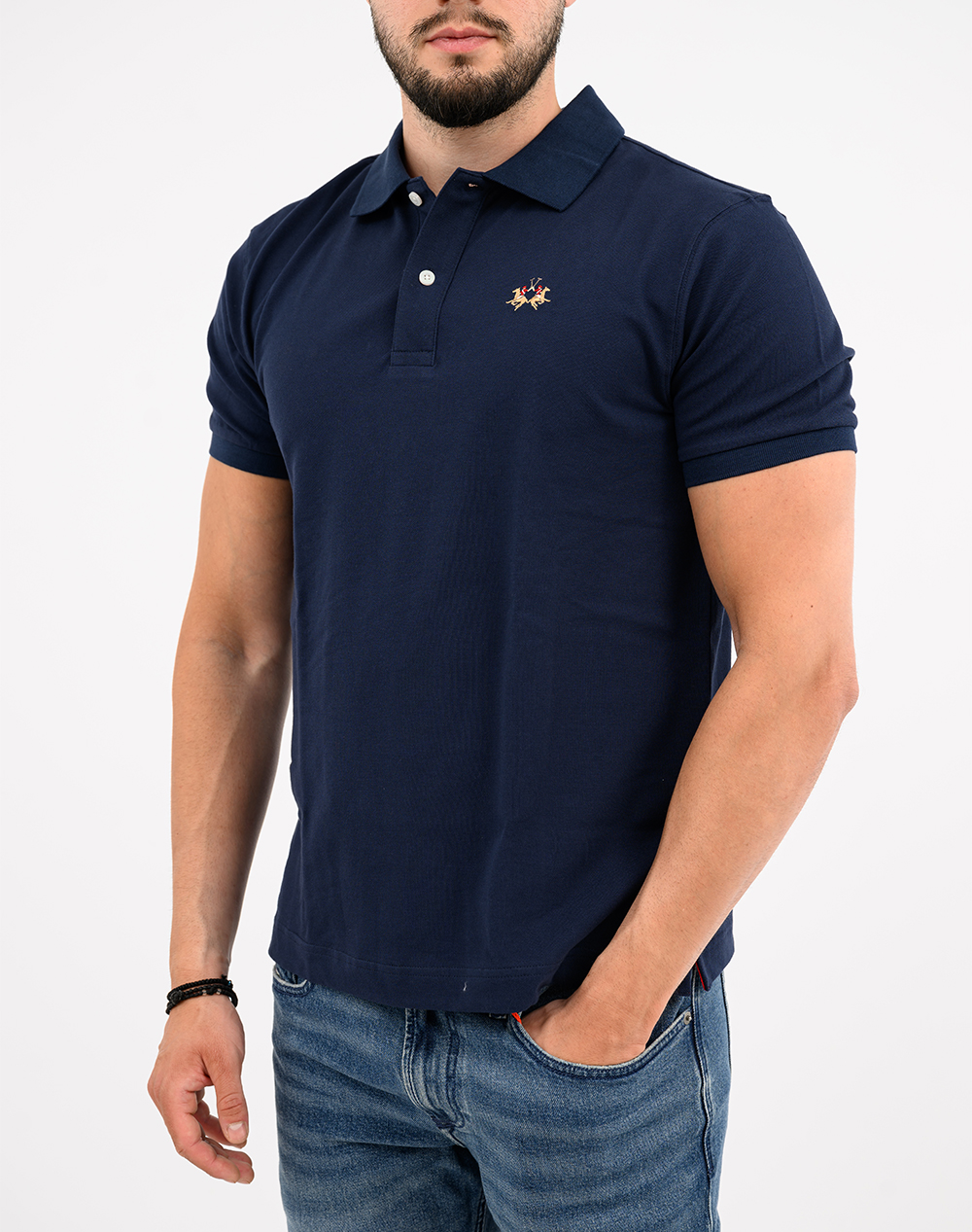 LA MARTINA BLOUSE POLO ΚΜ MAN POLO S/S PIQUET PIQUET STR