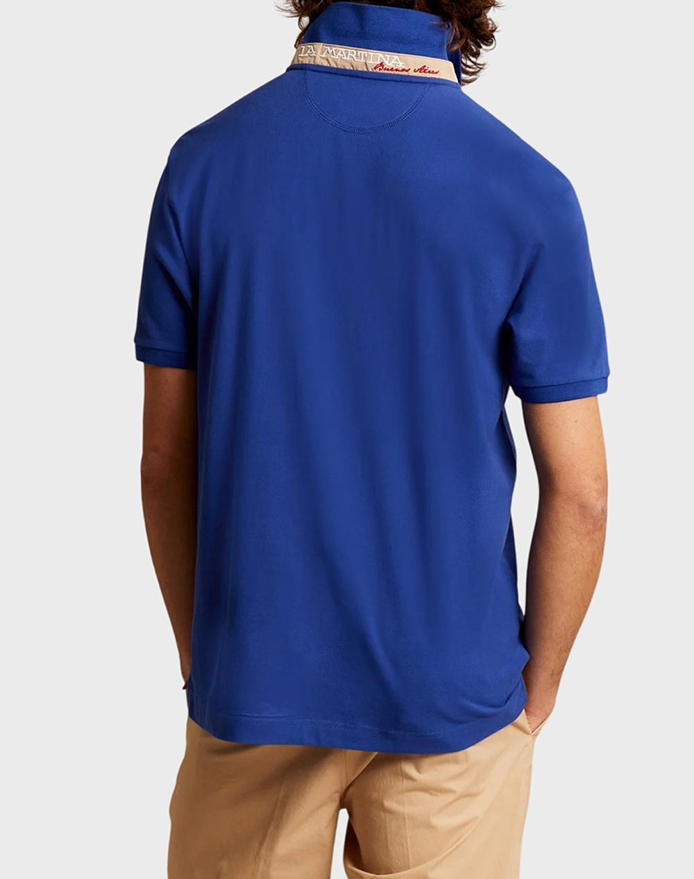 LA MARTINA BLOUSE POLO ΚΜ MAN S/S POLO PIQUET STRETCH
