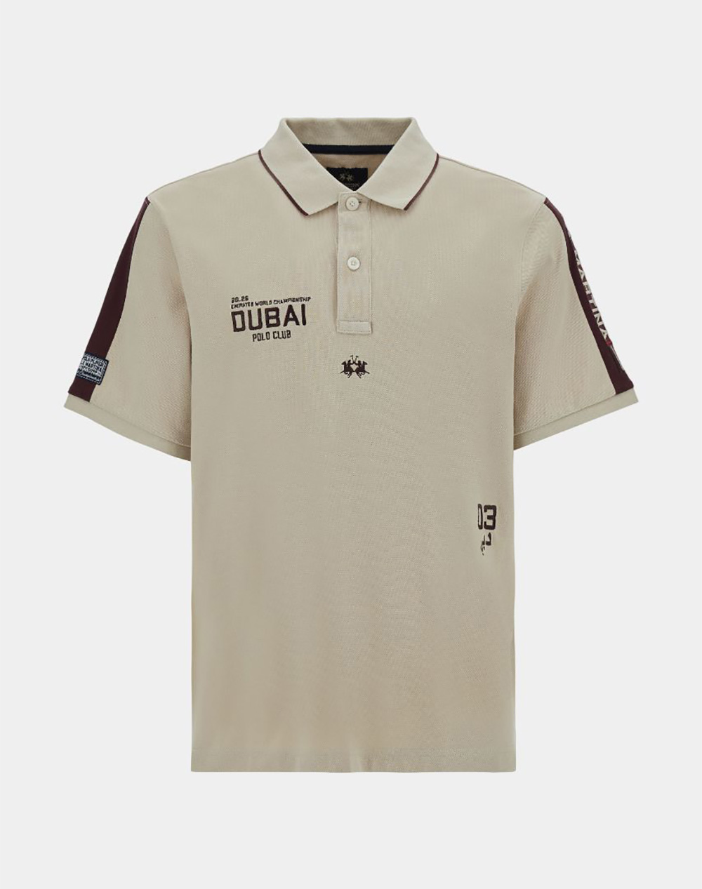 LA MARTINA БЛУЗА POLO KMMAN S/S POLO COTTON PIQUET