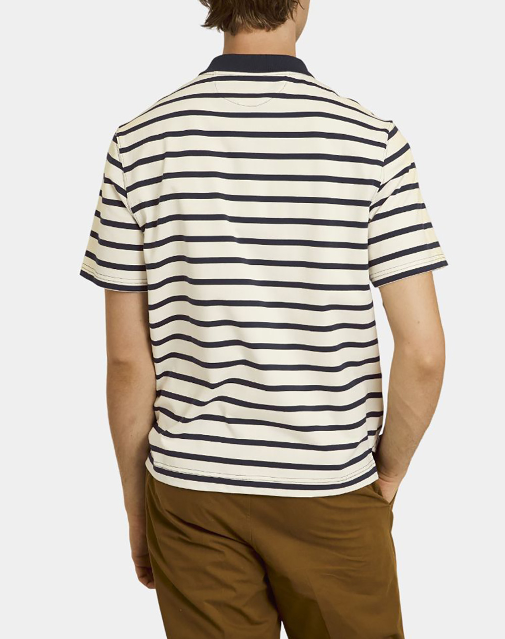 LA MARTINA БЛУЗА POLO KMMAN S/S POLO STRIPED COTTON HE