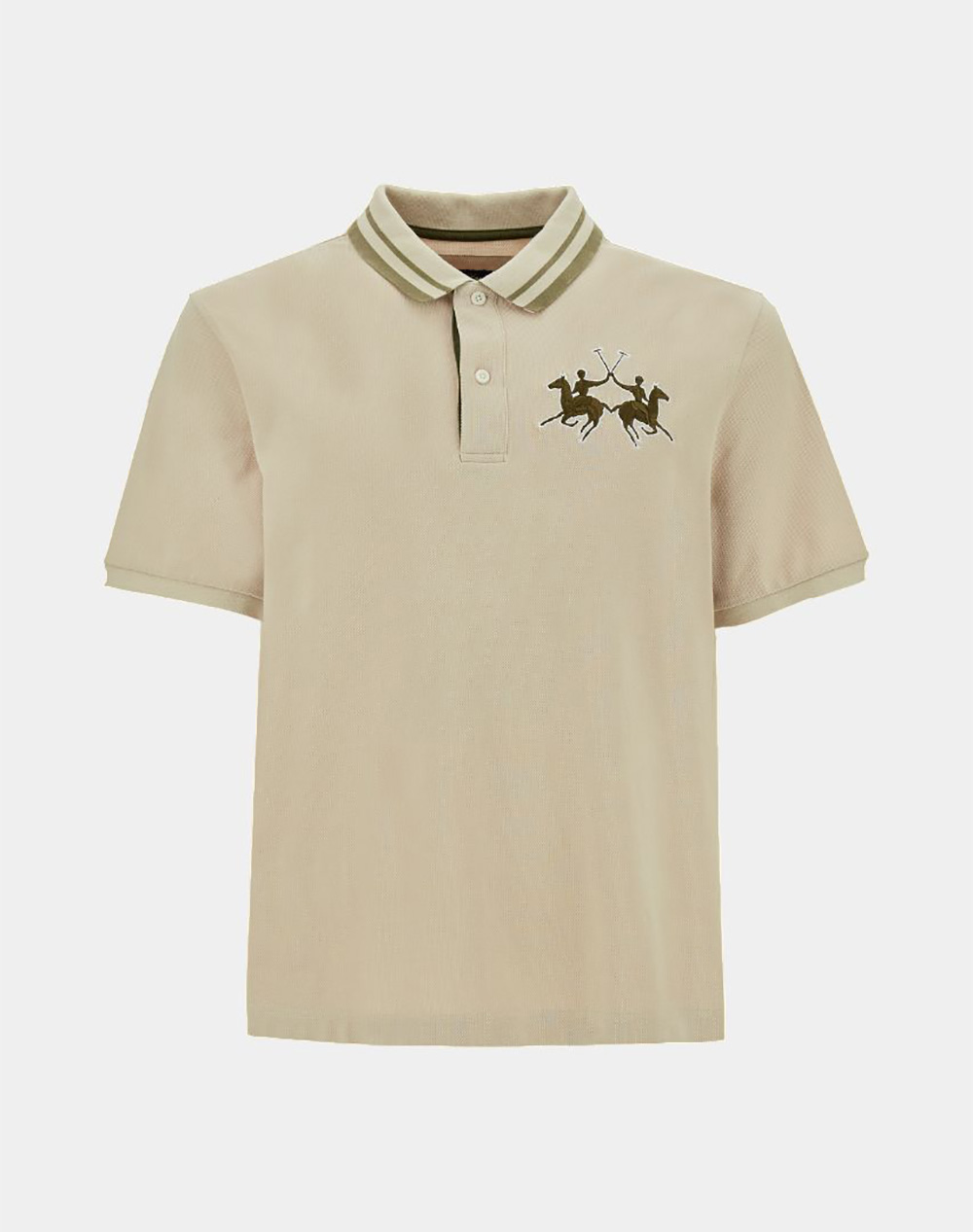 LAMARTINA БЛУЗА POLO KMMAN POLO S/SLEEVE COTTON PIQUE