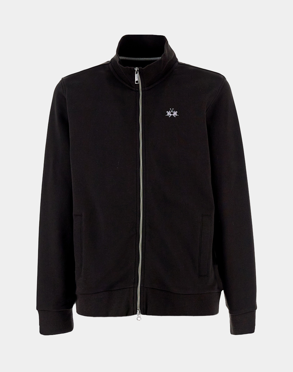 LA MARTINA JACKET SWEATSHIRT ΜΜ MAN FULL ZIP SWEATSHIRT DIAGON