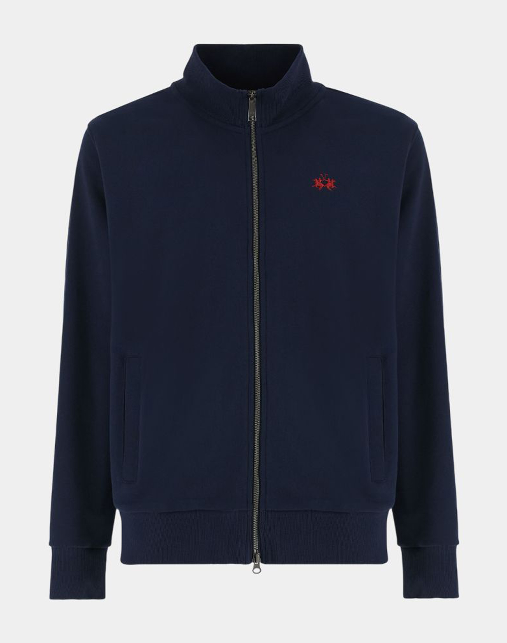 LA MARTINA JACKET SWEATSHIRT ΜΜ MAN FULL ZIP SWEATSHIRT DIAGON