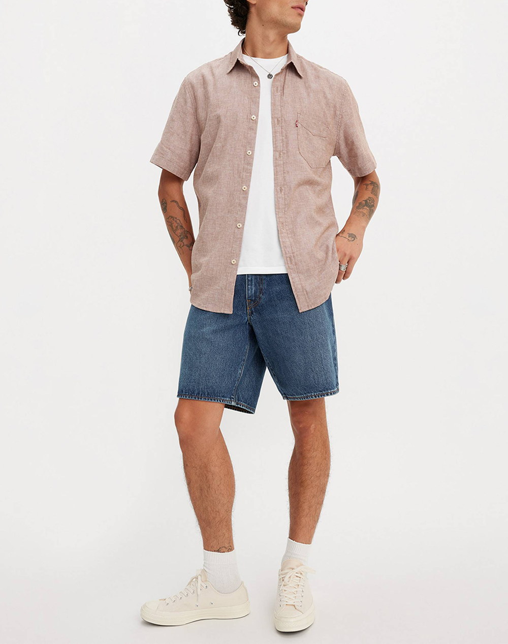 LEVIS A84610003 468 STAY LOOSE SHORTS