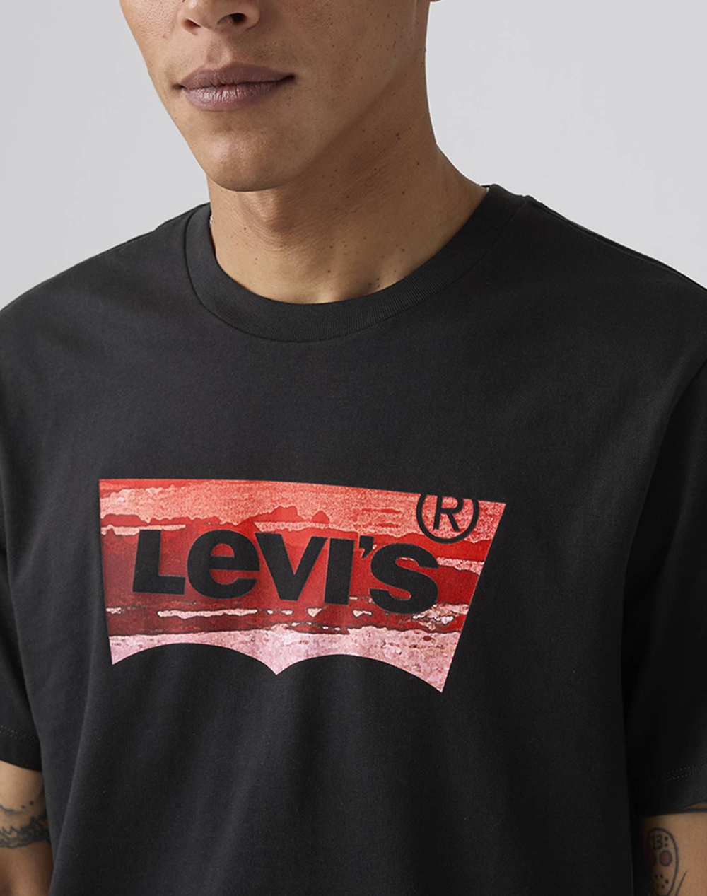 LEVIS GRAPHIC CREWNECK TEE BLACKS