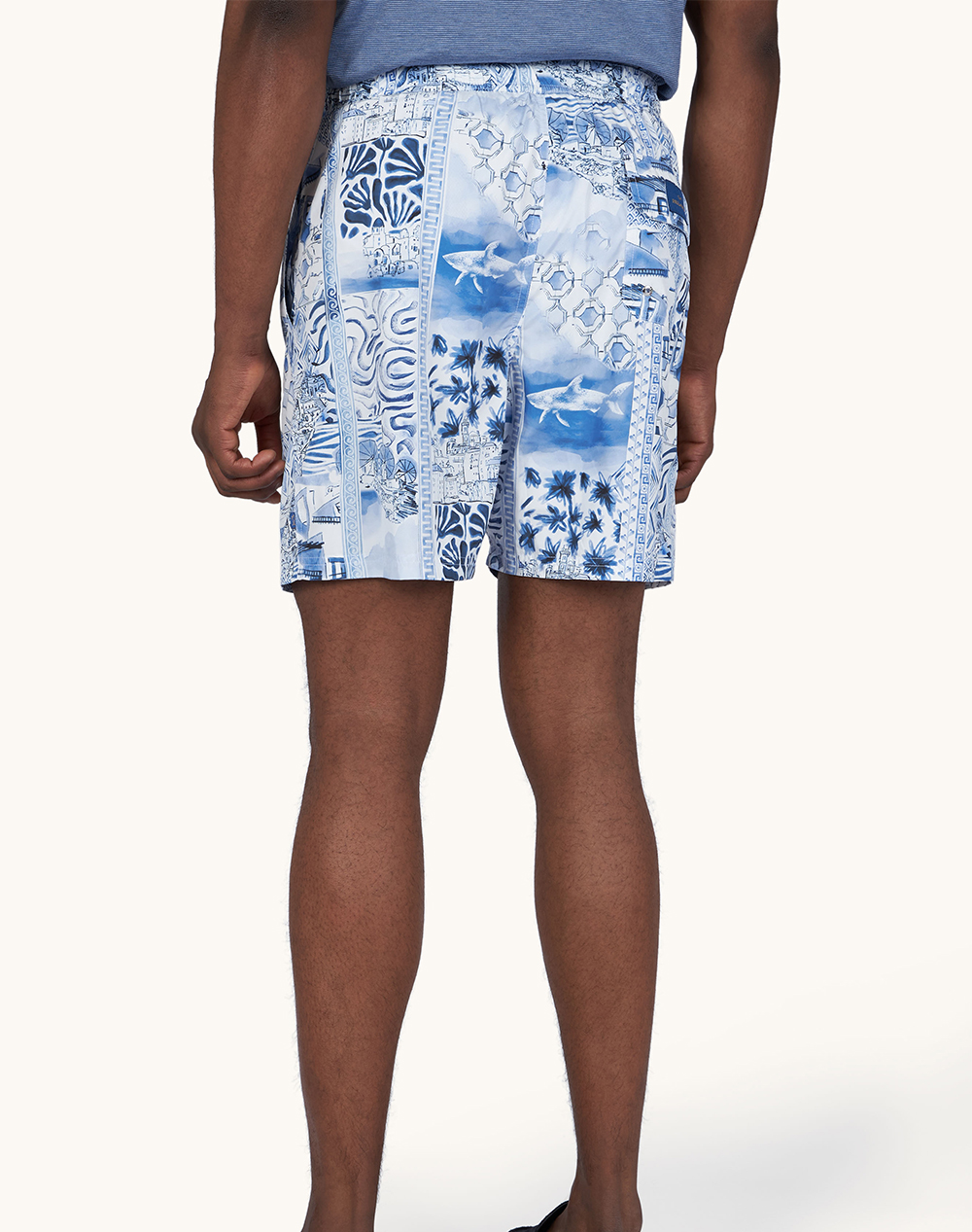 PAUL&SHARK Pull-on long swim trunk