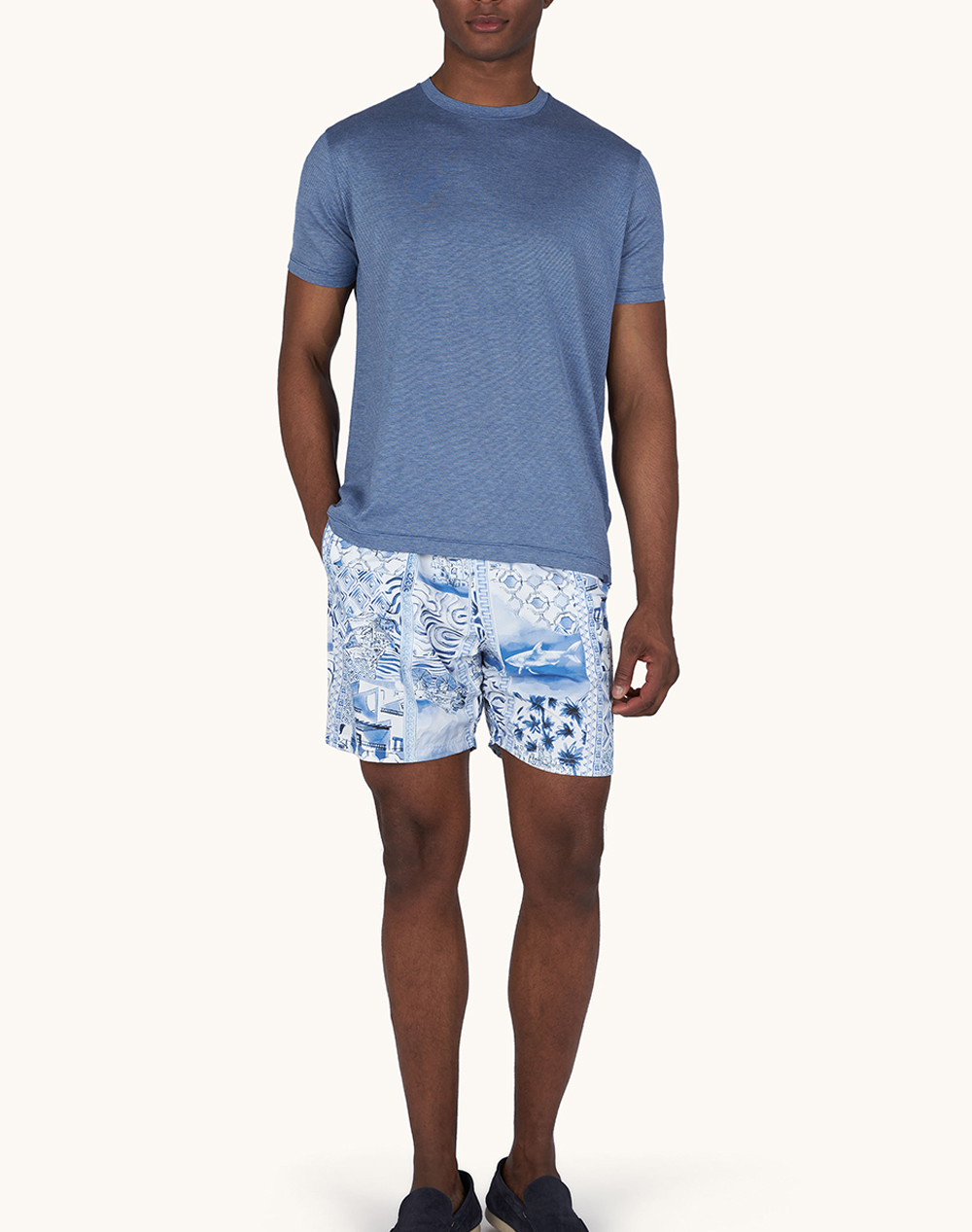 PAUL&SHARK Pull-on long swim trunk