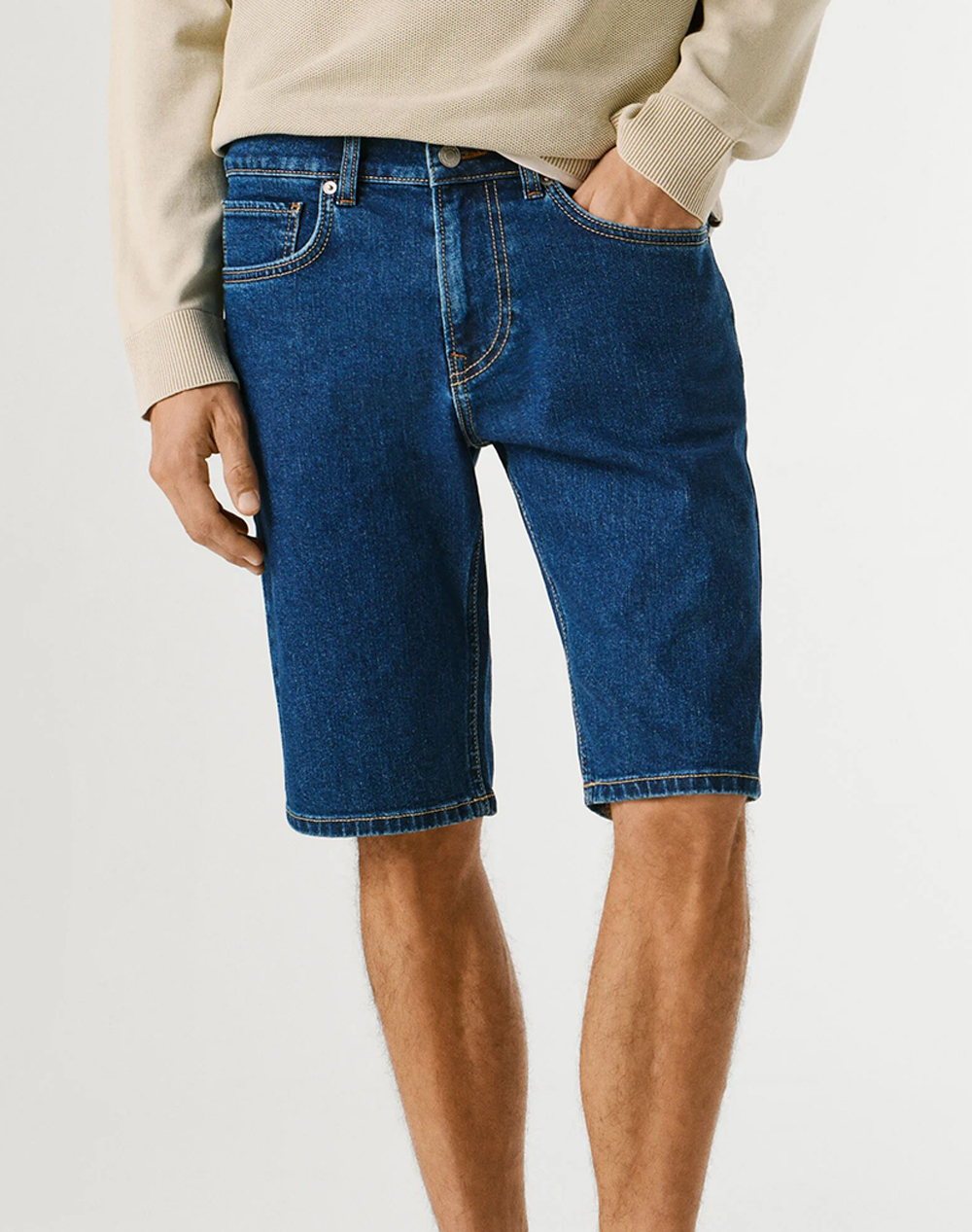 PEPE JEANS ESSENTIALS STRAIGHT SHORT CASH BERMUDA MENS