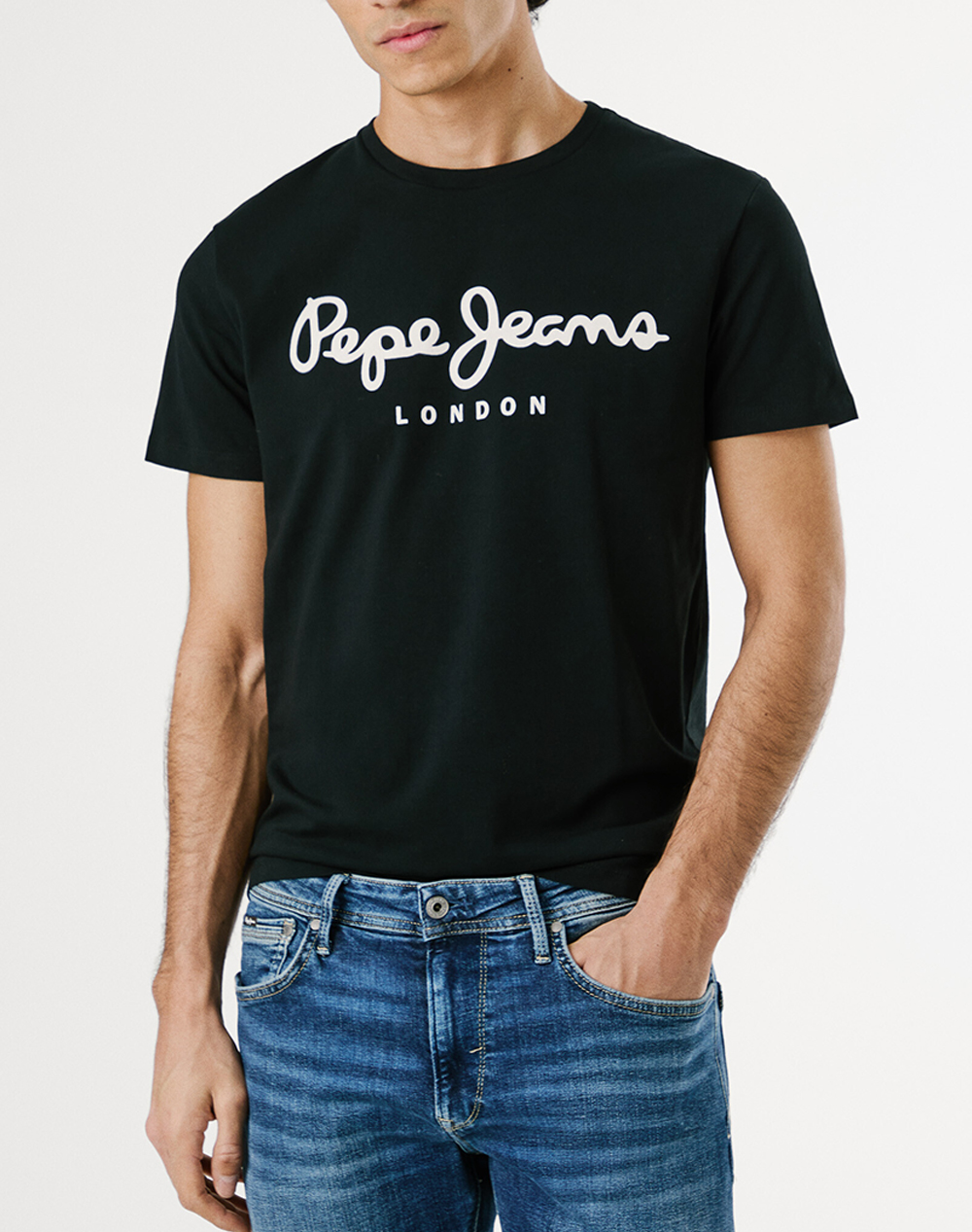 PEPE JEANS NOS DROP 2A ORIGINAL STRETCH N МЪЖКА ТЕНИСКА