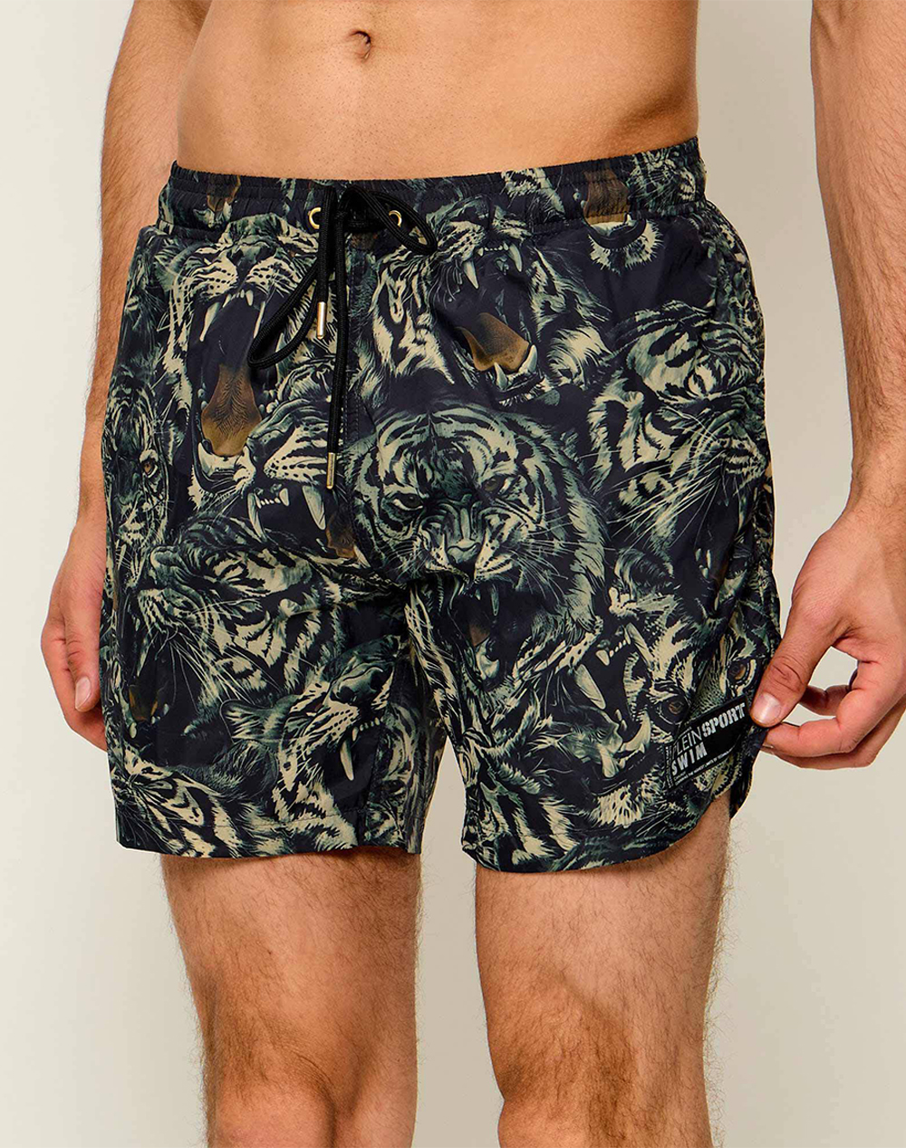 PLEIN SPORT PS26MBM11 ALLOVER TIGER SHORTS PLEIN SPORT