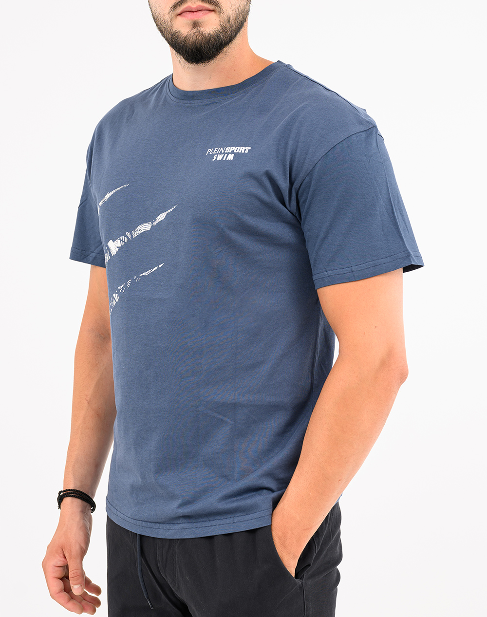 PLEIN SPORT PS26MTS04 SCRATCH SHORT SLEEVE BLOUSEPLEIN SPORT