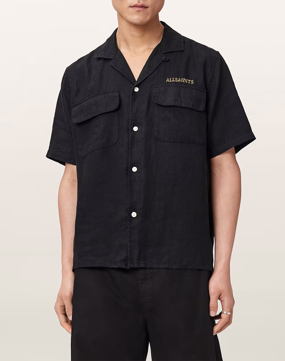 ALL SAINTS DUNLOE SS SHIRT