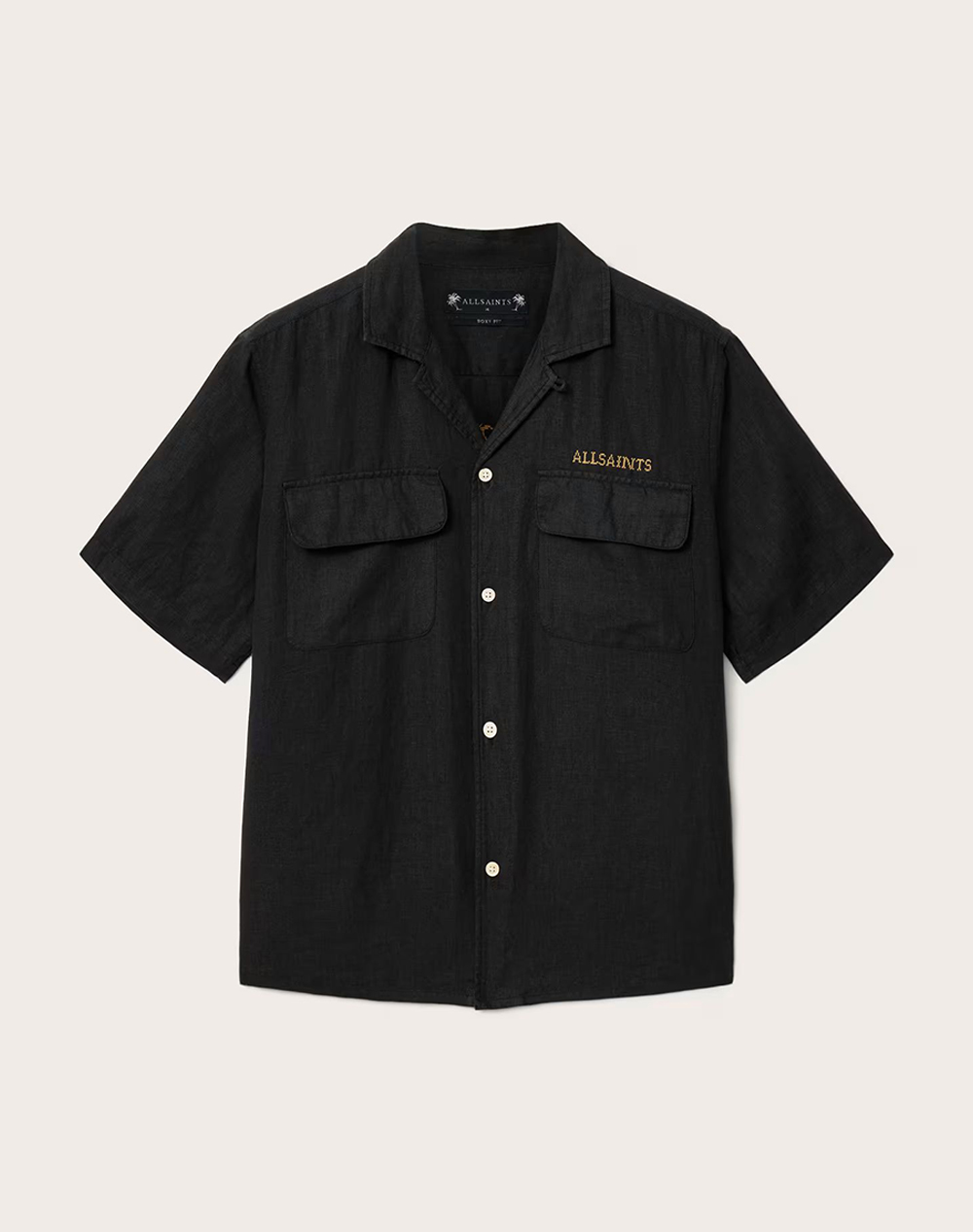 ALL SAINTS DUNLOE SS SHIRT