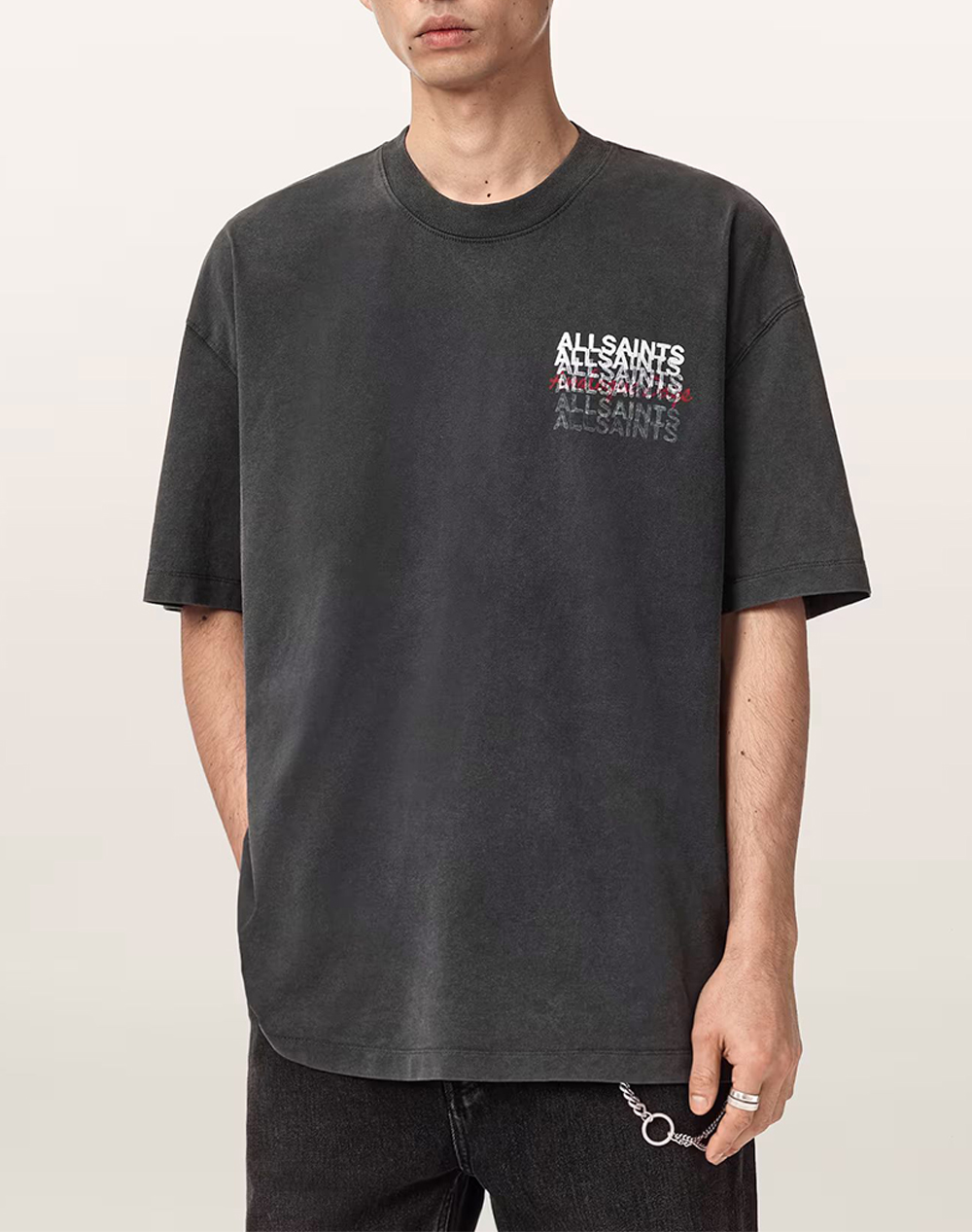 ALL SAINTS GRAPHENE SS CREW