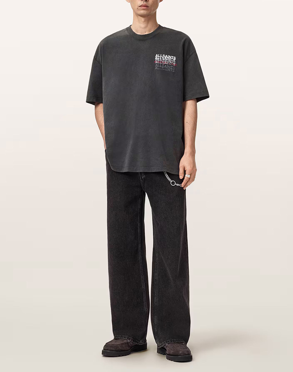 ALL SAINTS GRAPHENE SS CREW