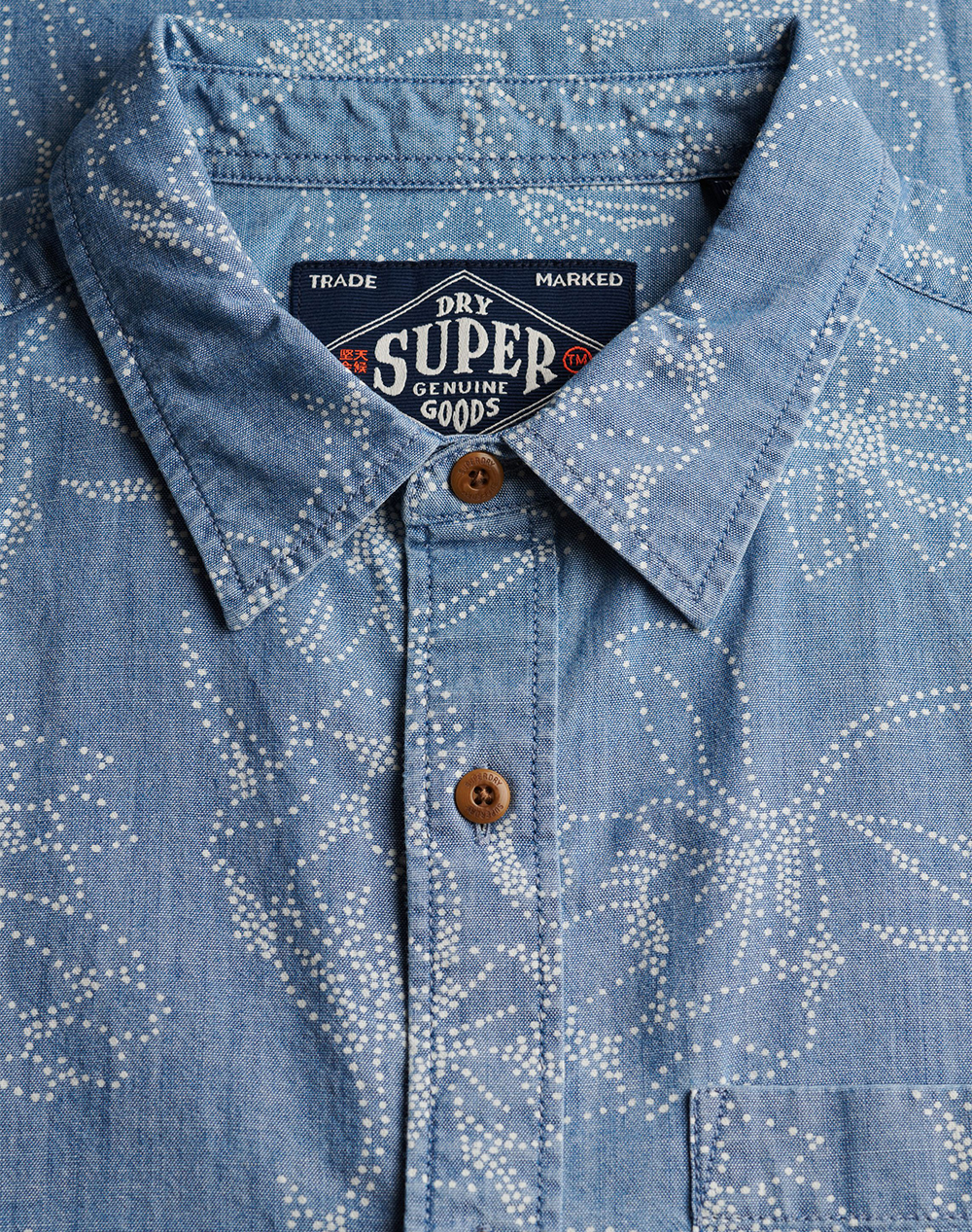 SUPERDRY D2 OVIN VINTAGE LOOM S/S SHIRT MENS SHIRT