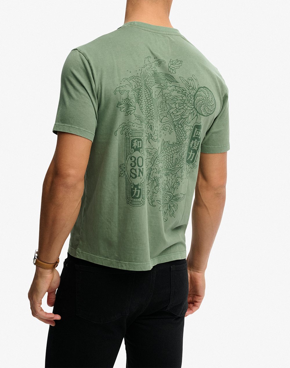 SUPERDRY D2 OVIN TOKYO NARRATIVE LOOSE TEE МЪЖКА ТЕНИСКА
