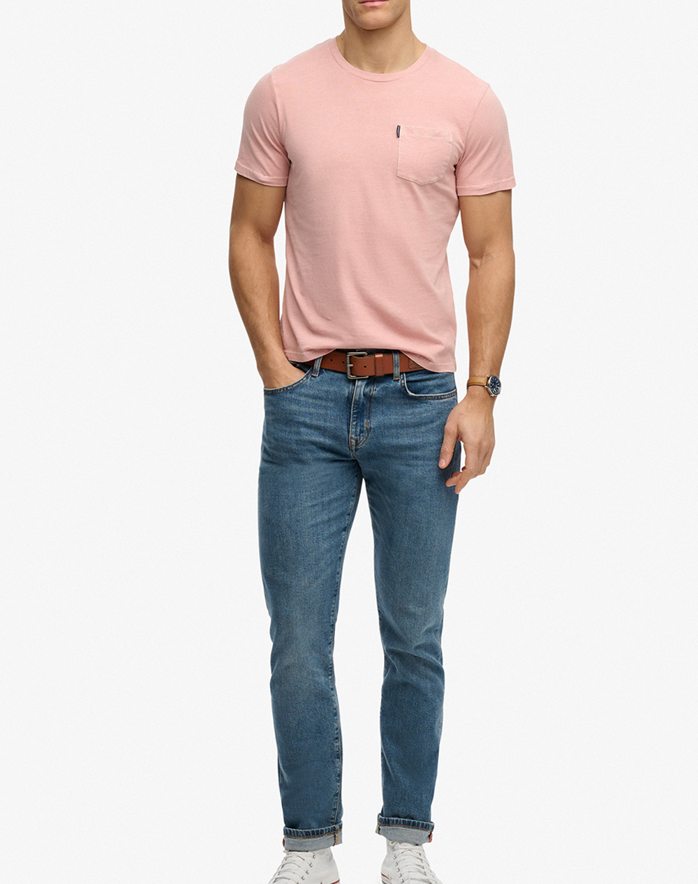 SUPERDRY D2 OVIN CLASSIC ESSENTIAL POCKET TEE МЪЖКА ТЕНИСКА