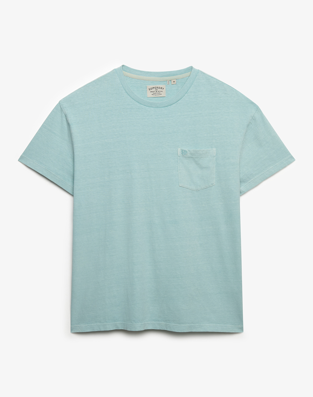 SUPERDRY D1 COTTON CLASSIC LINEN PKT TEE MENS BLOUSE