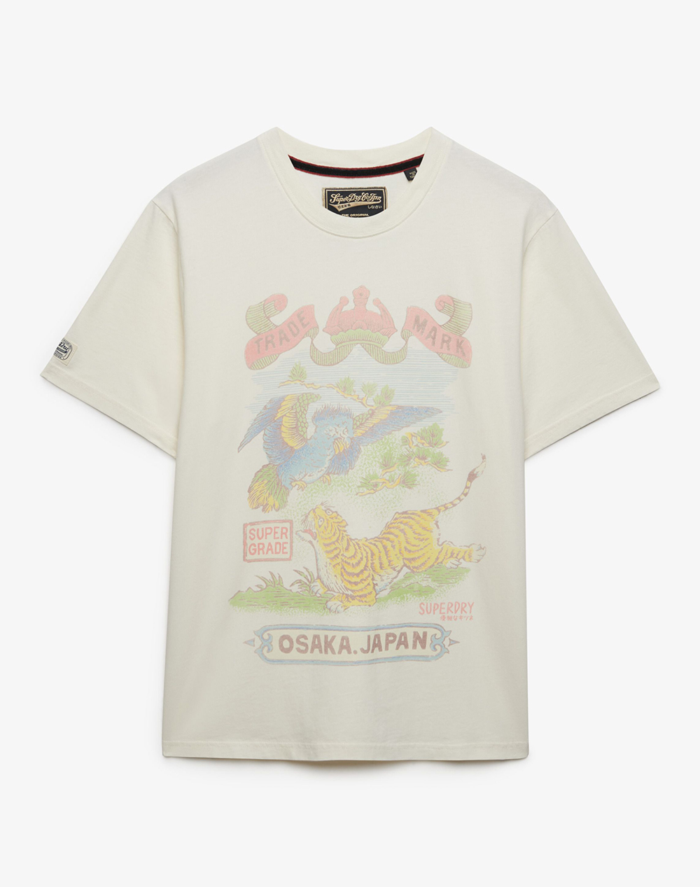 SUPERDRY D1 OVIN VL TOKYO RELAXED TEEMENS BLOUSE