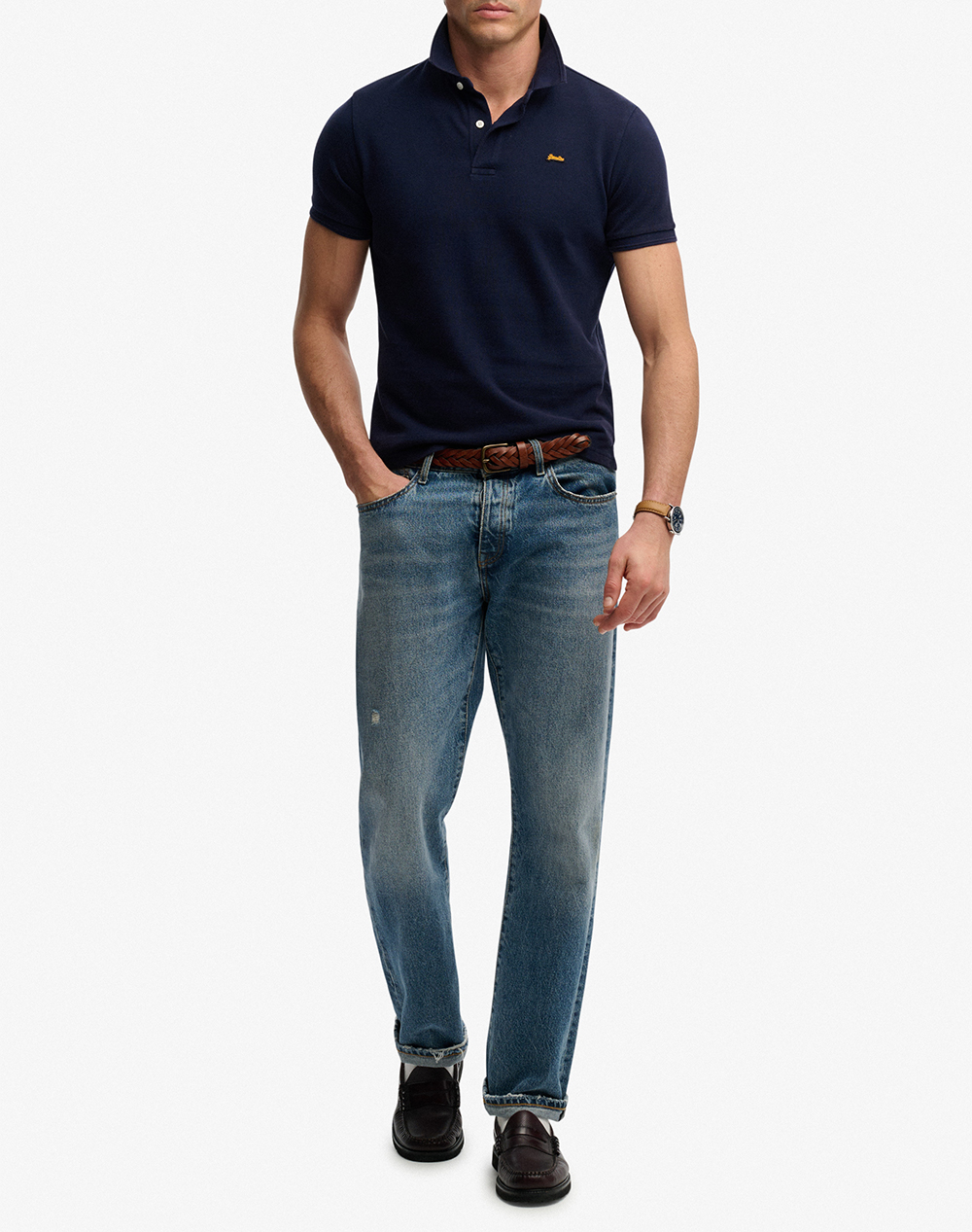 SUPERDRY D1 CLASSIC PIQUE POLO МЪЖКА ТЕНИСКА