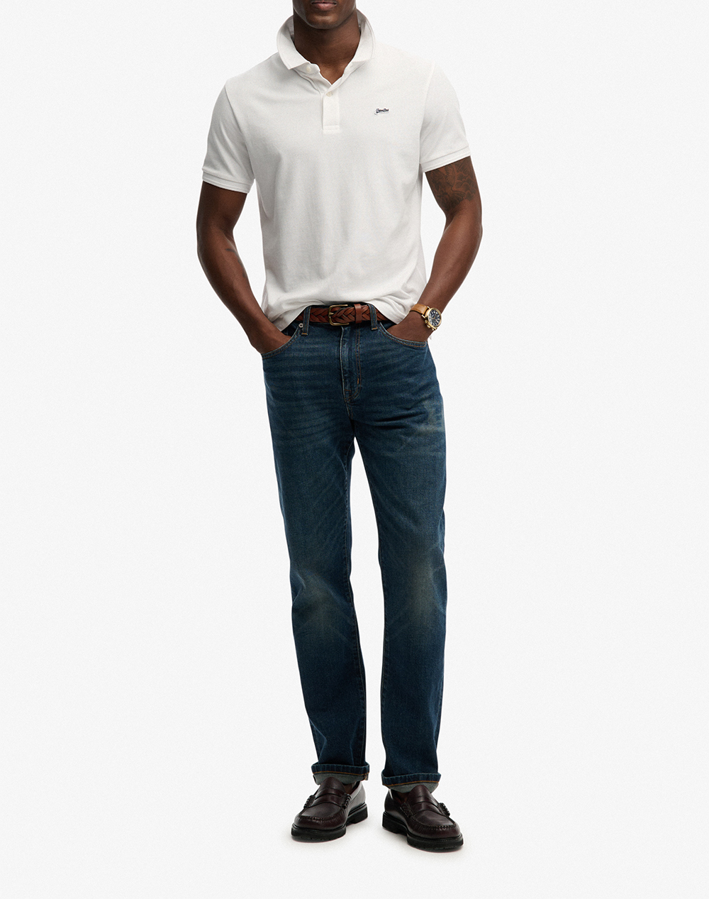 SUPERDRY D1 CLASSIC PIQUE POLO МЪЖКА ТЕНИСКА