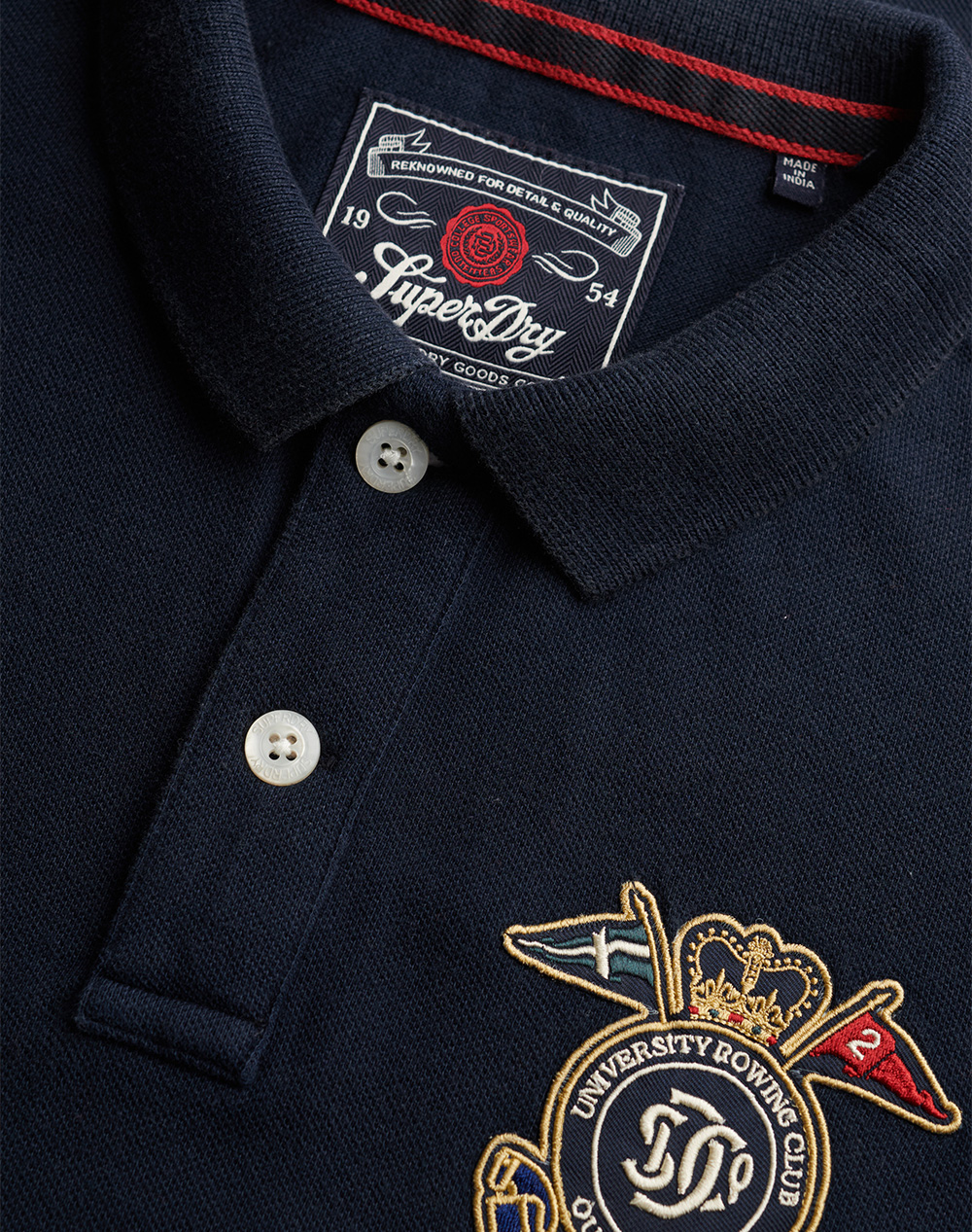 SUPERDRY D2 CREST POLOMENS BLOUSE