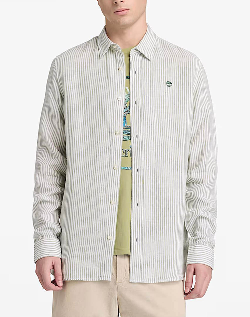 TIMBRELAND Linen Striped Shirt (Regular)