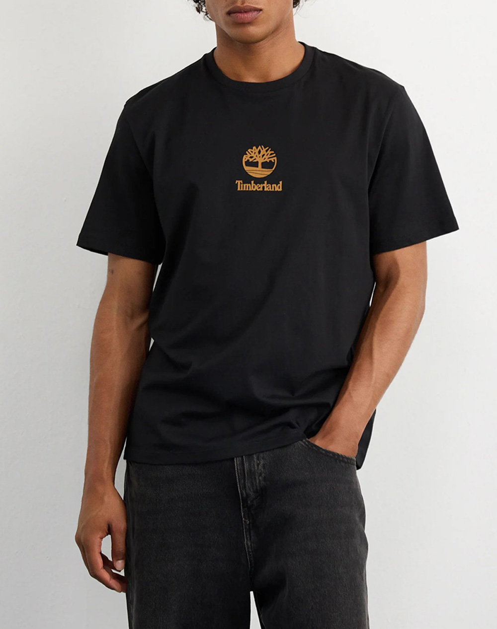 TIMBERLAND Print Stack Logo Short Sleeve Tee