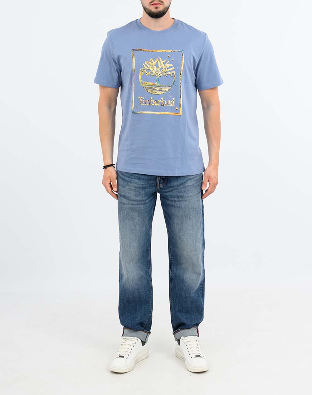 TIMBERLAND Water Stack Logo Short Sleeve Tee