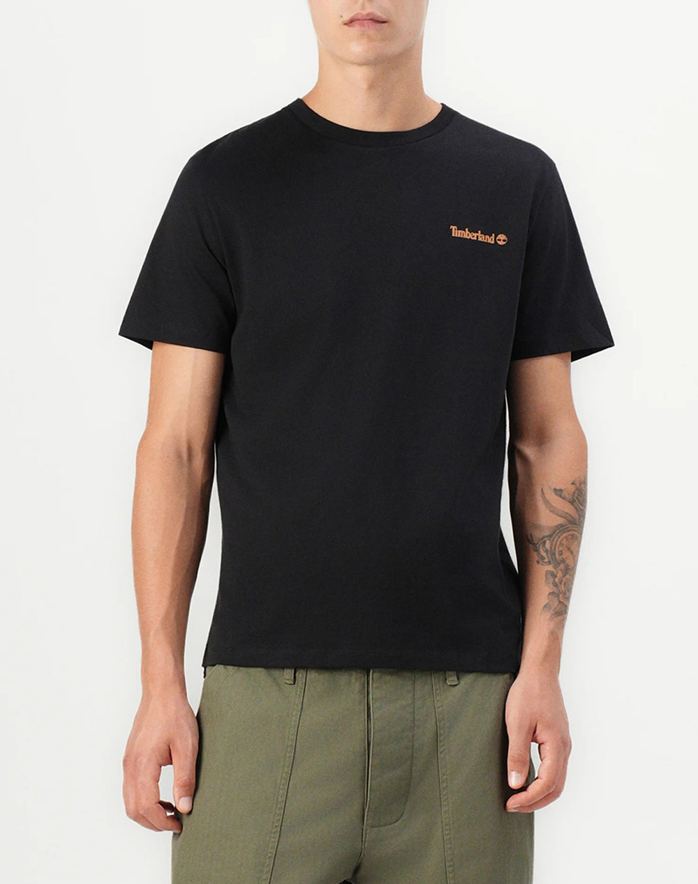 TIMBERLAND Small Linear Logo Print Tee