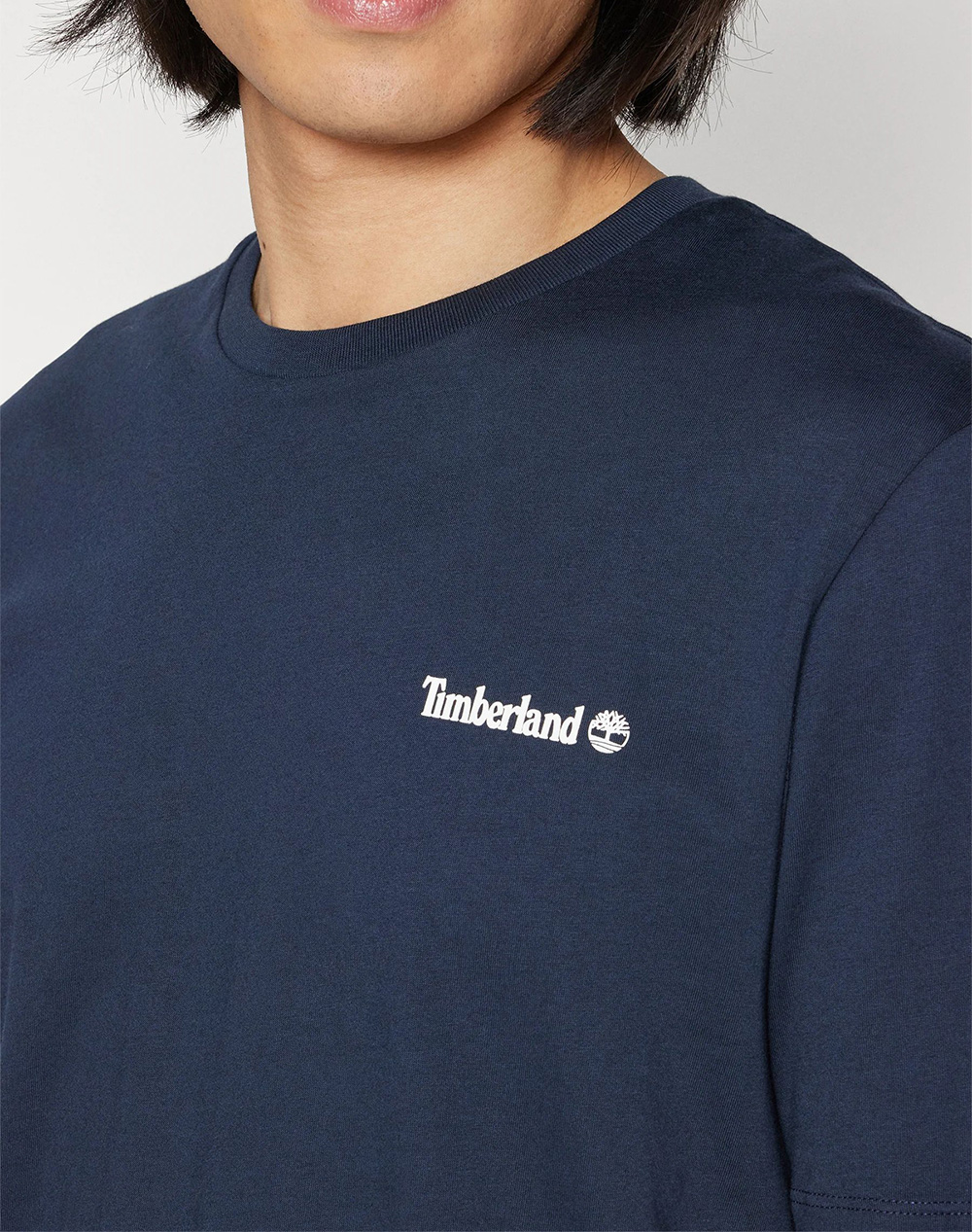 TIMBERLAND Small Linear Logo Print Tee