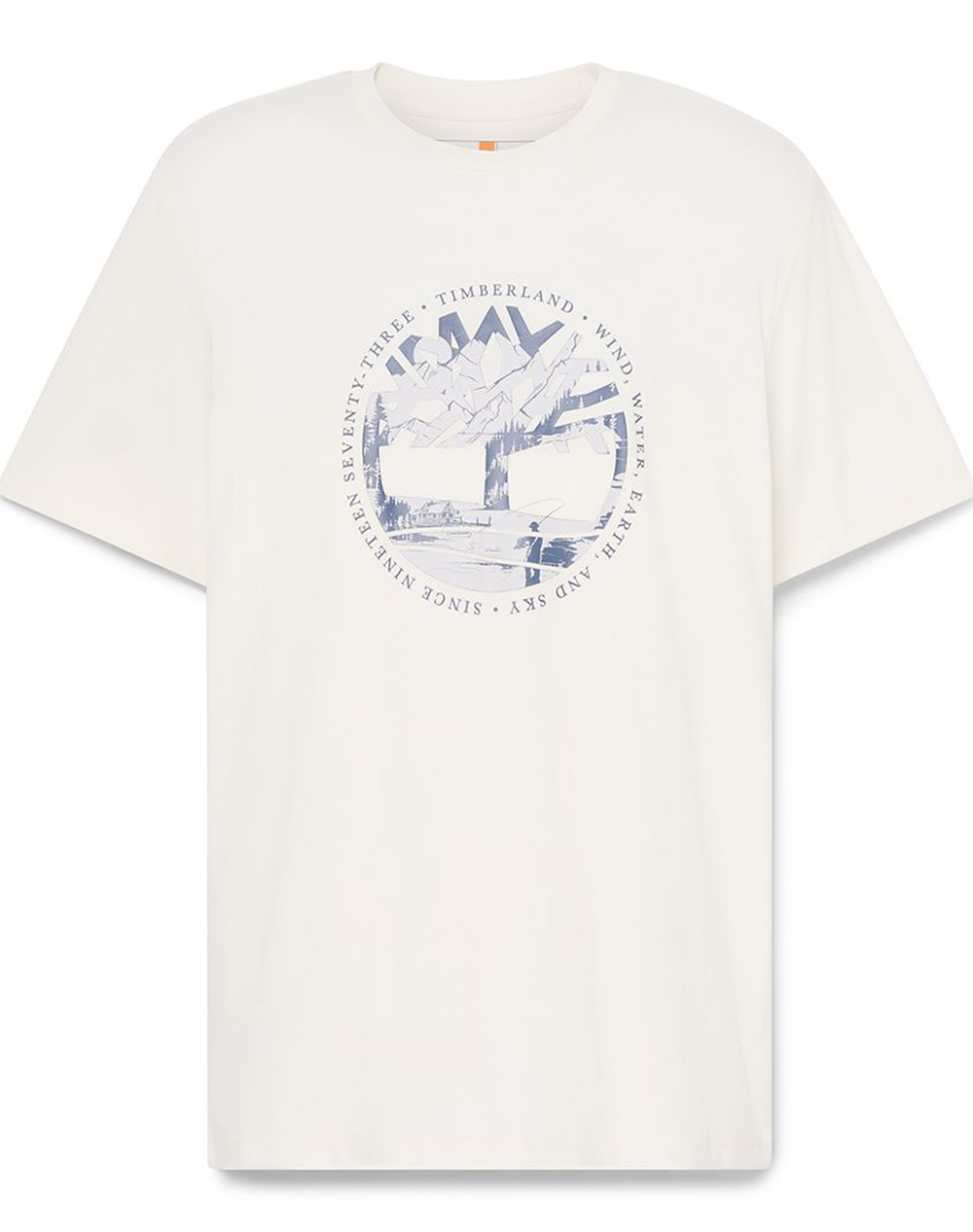TIMBERLAND Tree Logo Lake House Graphic Tee