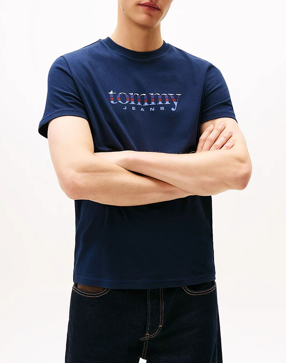 TOMMY JEANS TJM SLIM ENTRY DNA SS T EXT