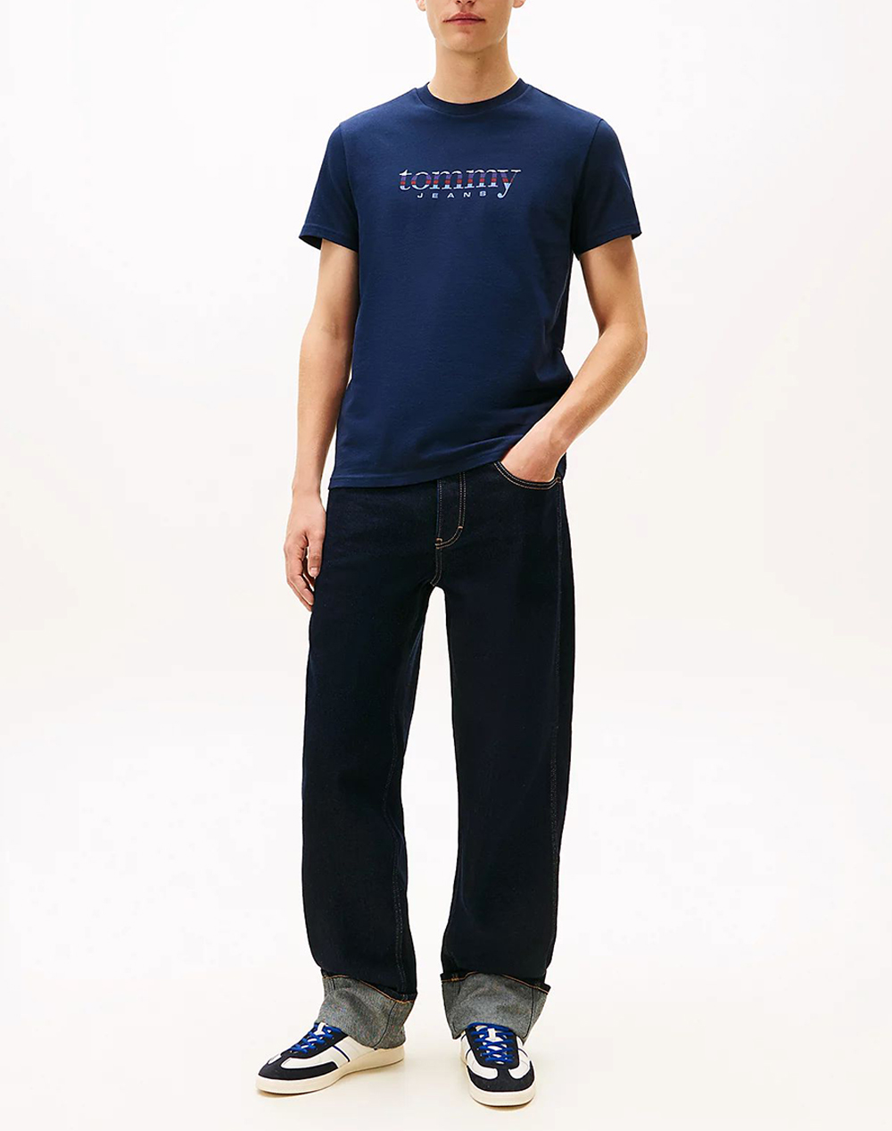 TOMMY JEANS TJM SLIM ENTRY DNA SS T EXT