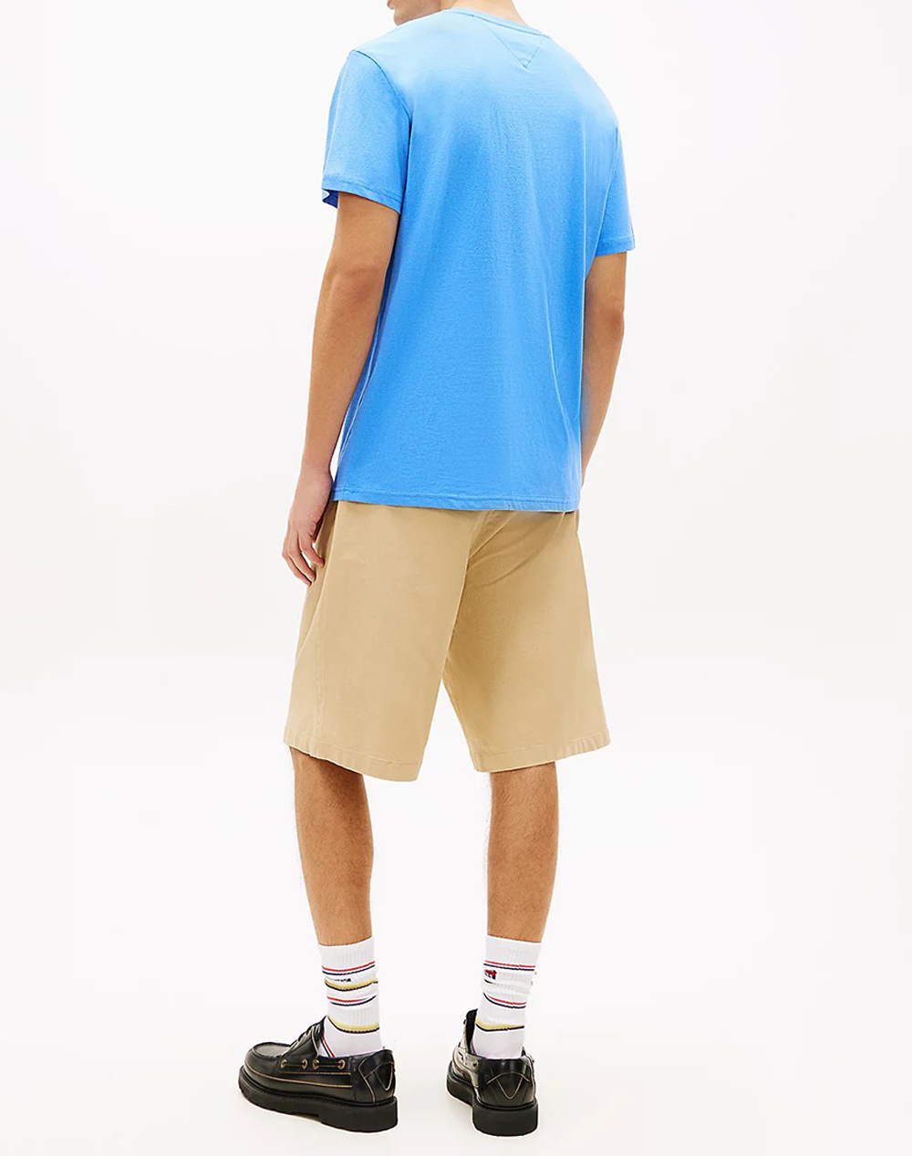 TOMMY JEANS TJM SLIM ESSENTIAL FLAG TEE EXT