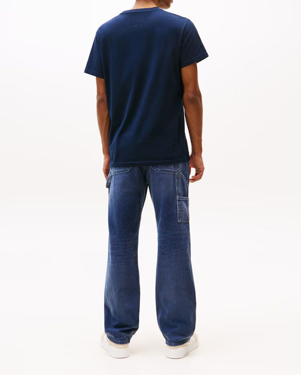 TOMMY JEANS TJM SLIM LINEAR CHEST TEE EXT