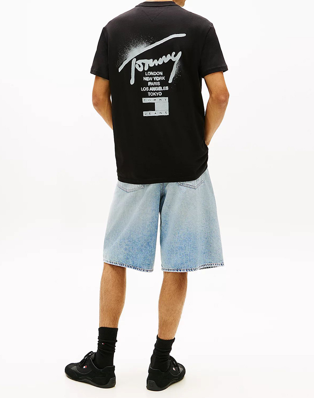 TOMMY JEANS TJM REG CITY SIGN SS TEE EXT