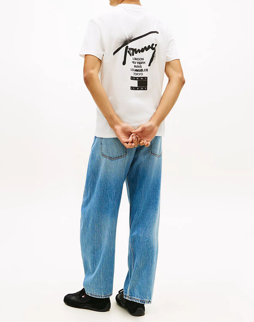 TOMMY JEANS TJM REG CITY SIGN SS TEE EXT