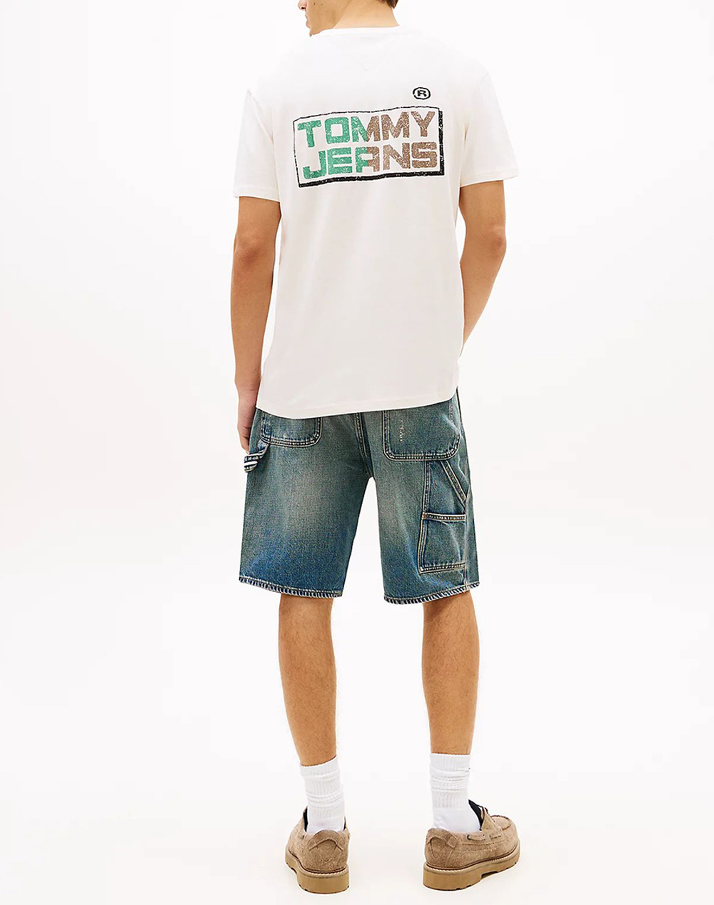 TOMMY JEANS TJM REG TJ GYM BLOCK SS TEE EXT