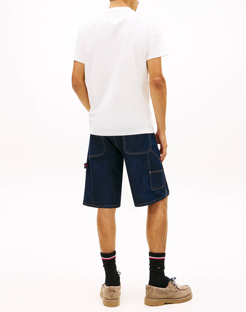 TOMMY JEANS TJM SLIM SIGN CHEST SS TEE EXT