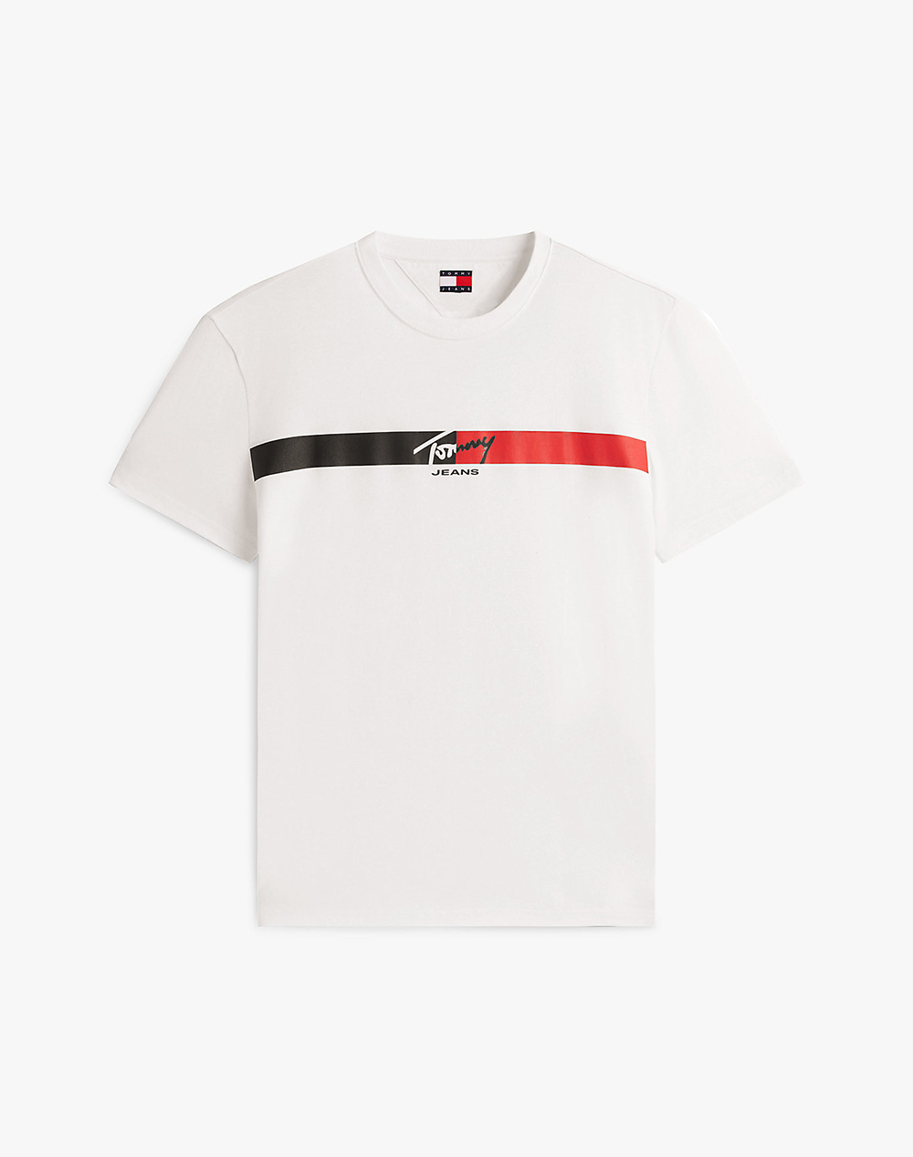 TOMMY JEANS TJM REG SIGNATURE STRIPE T EXT