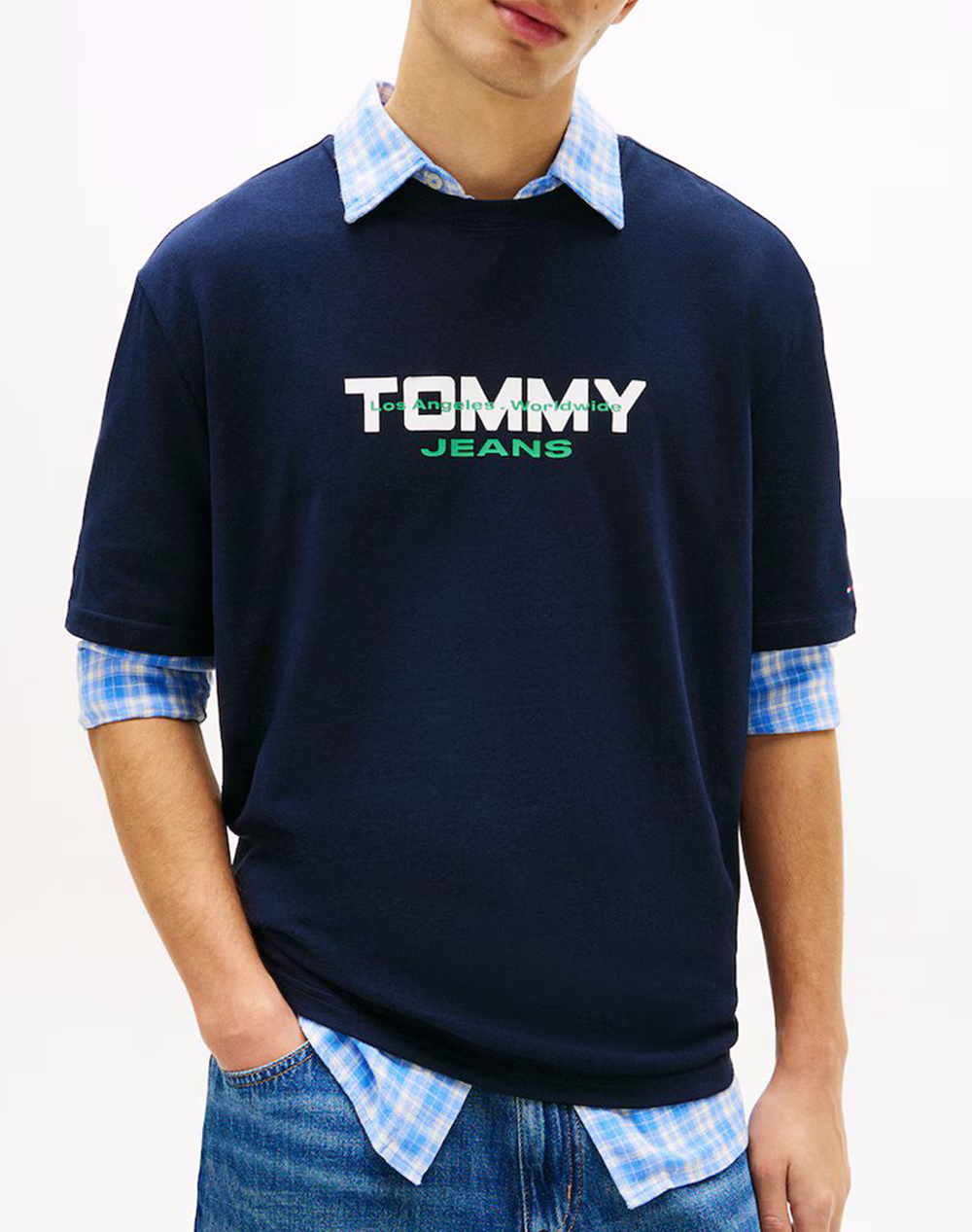 TOMMY JEANS TJM 90S TJ BLOCK SS TEE