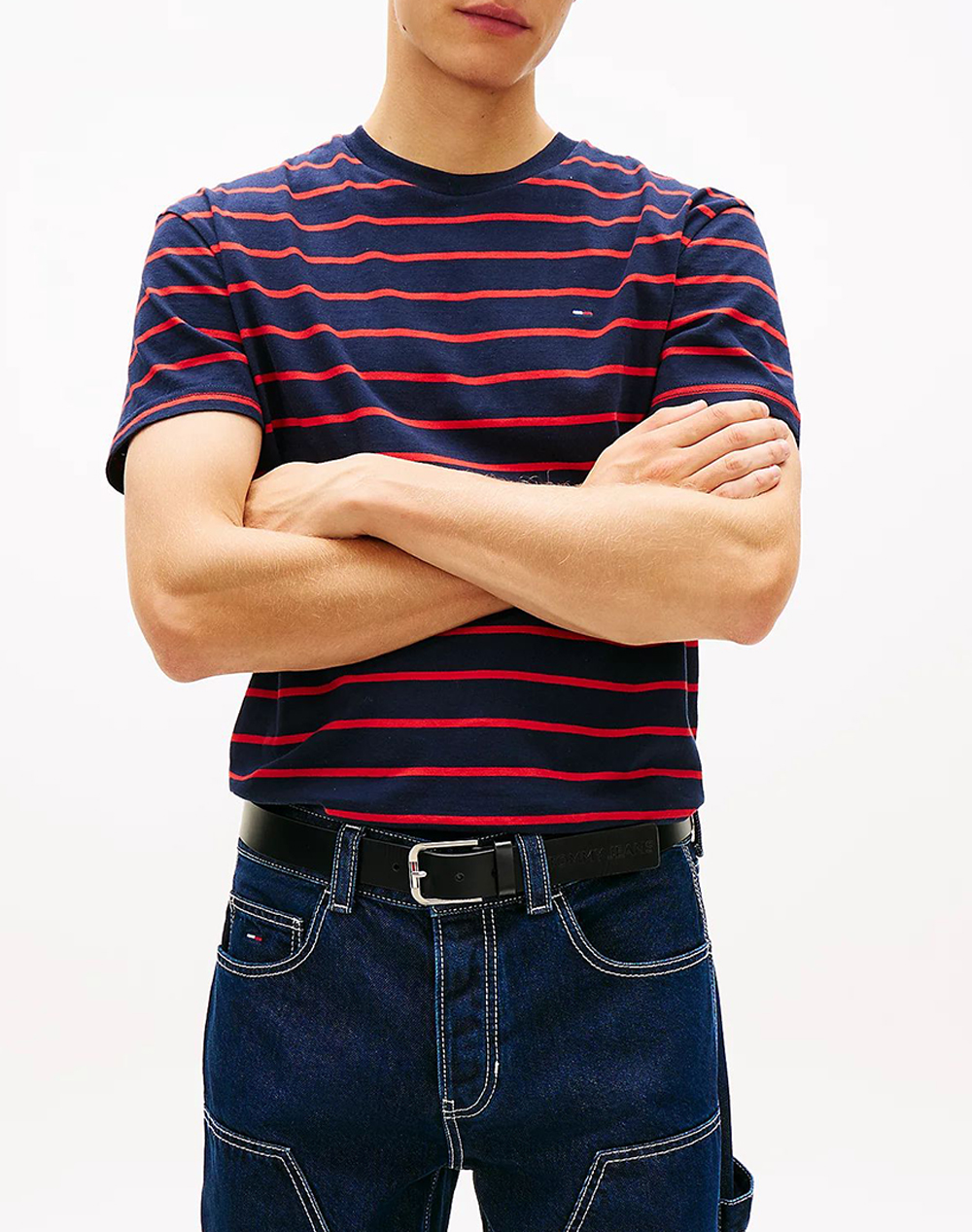TOMMY JEANS TJM REG STRIPE SS TEE EXT
