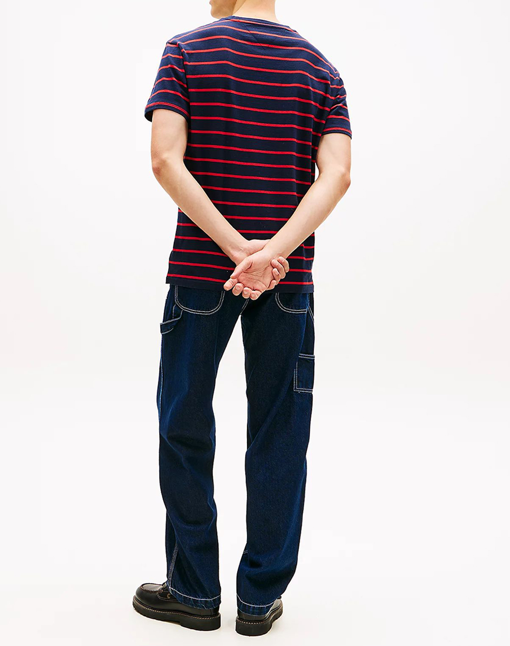TOMMY JEANS TJM REG STRIPE SS TEE EXT