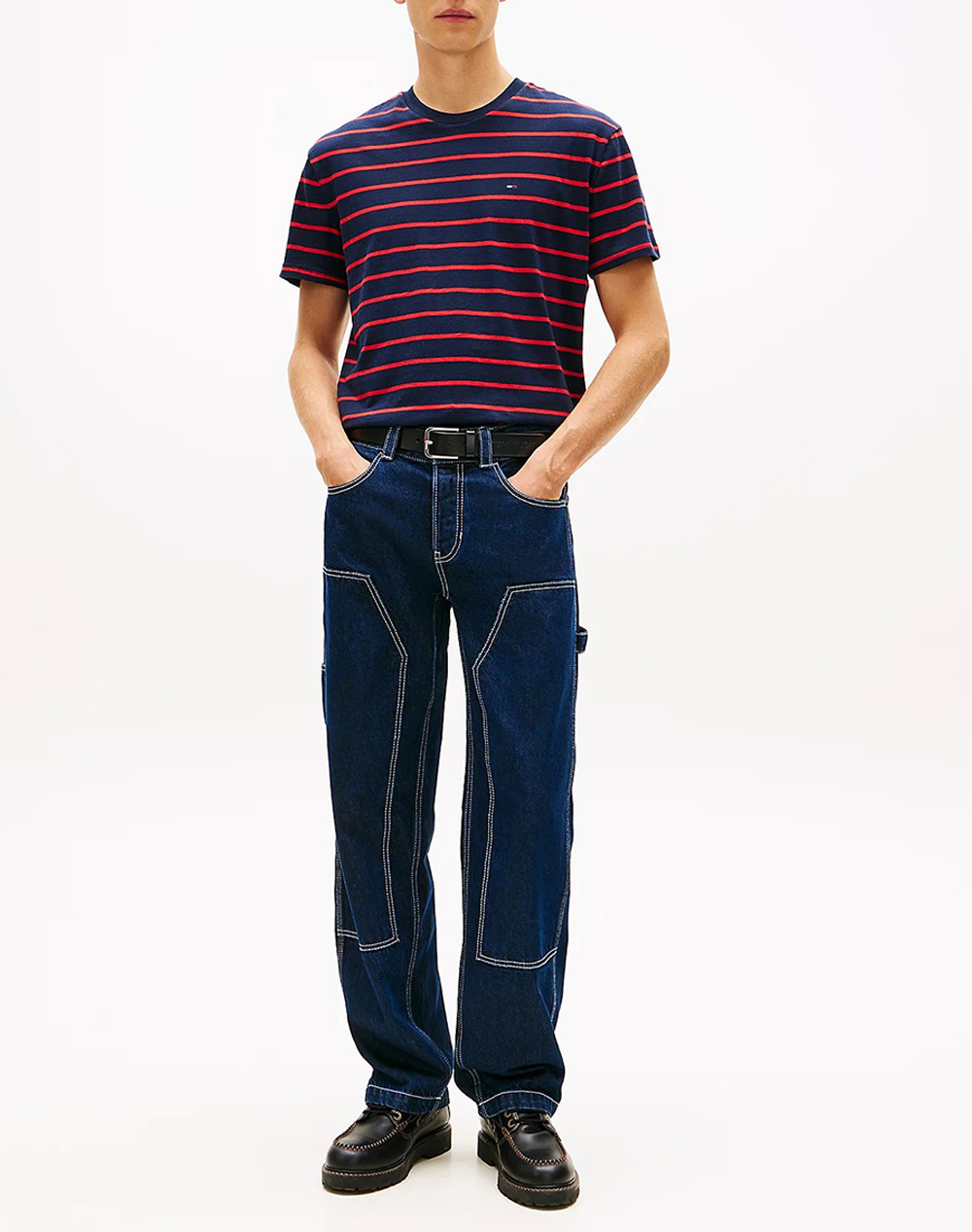 TOMMY JEANS TJM REG STRIPE SS TEE EXT