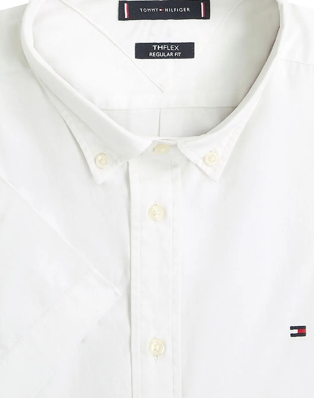 TOMMY HILFIGER FLEX POPLIN SOLID S/S SHIRT